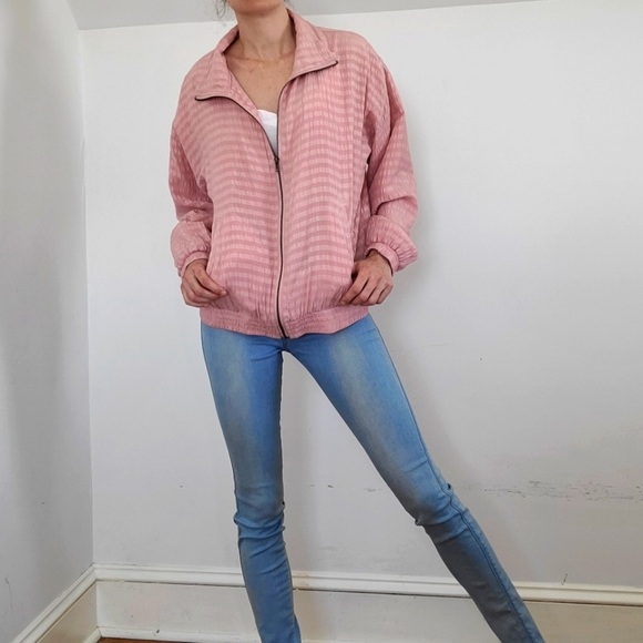 VINTAGE - 100% Silk bomber jacket - Picture 13 of 16